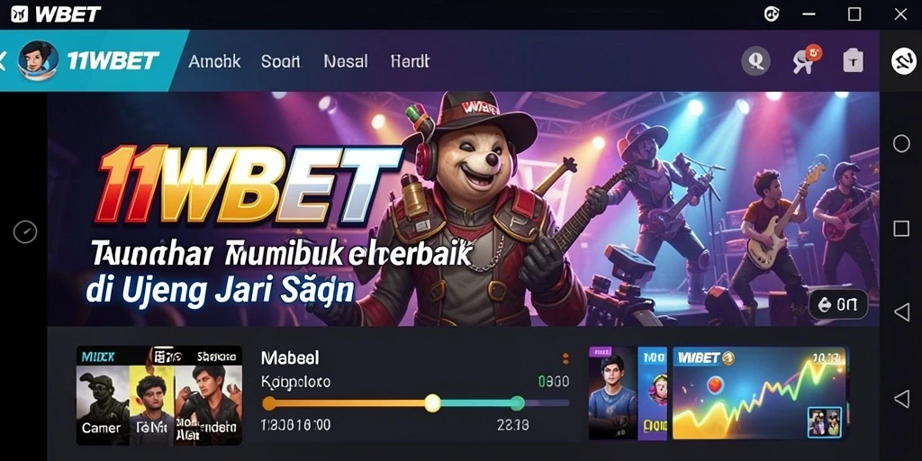 Tampilan gameplay dari 11WBET yang penuh warna dan interaktif.