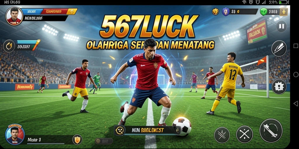 Tampilan menarik dari gameplay <strong>567LUCK</strong> dalam aksi olahraga.