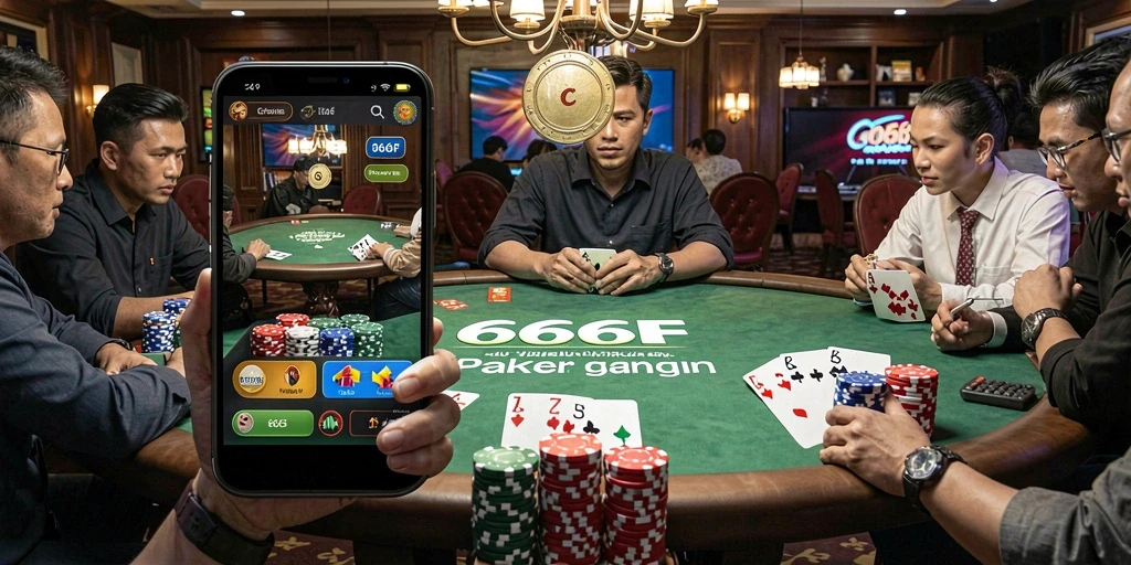 Gameplay Poker yang mendebarkan di 666F dengan fitur menarik.