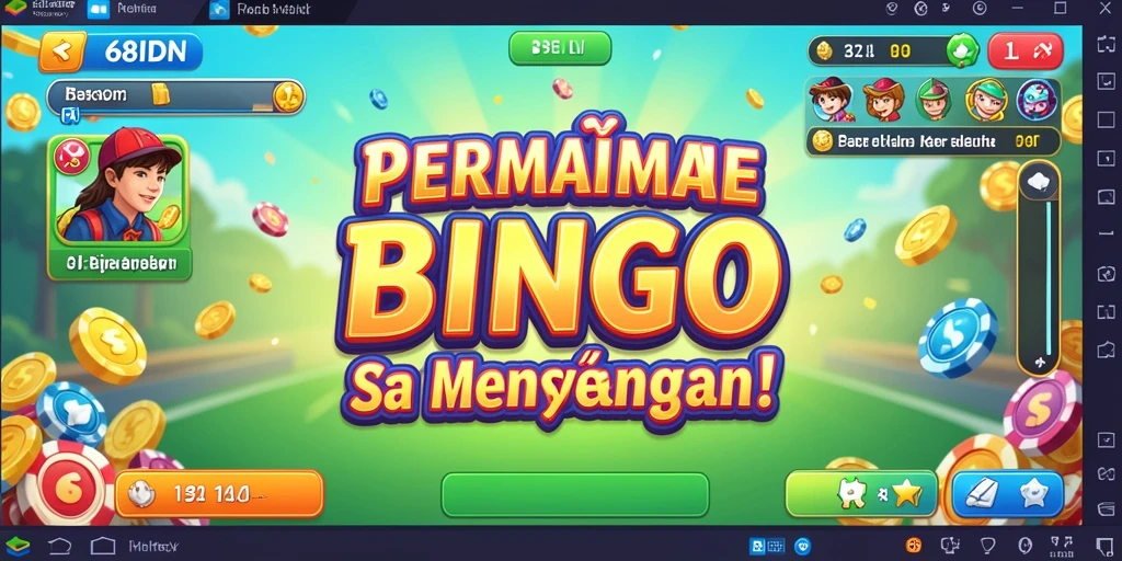 Screenshot gameplay seru dari permainan Bingo 68IDN.