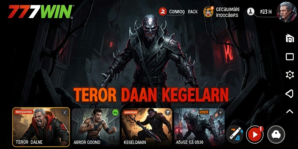 Gameplay mendebarkan dalam kegelapan mencekam di 777WIN.