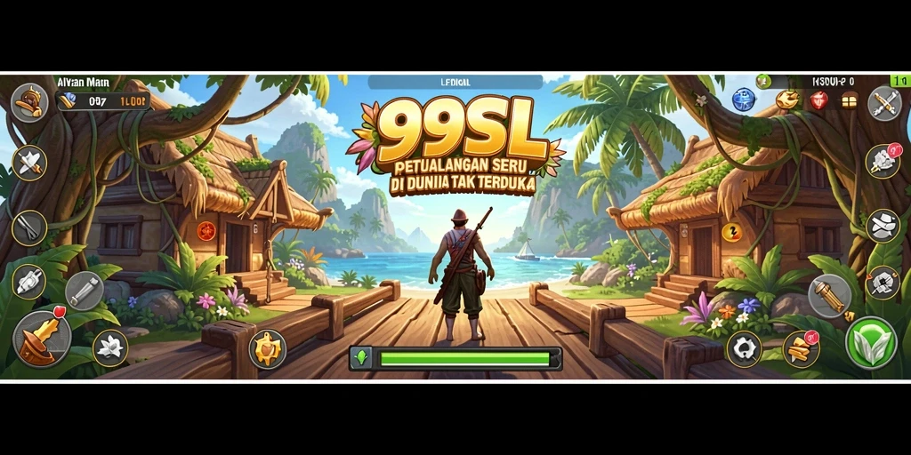 Screenshot gameplay 99SL menampilkan petualangan menarik di dunia terbuka.