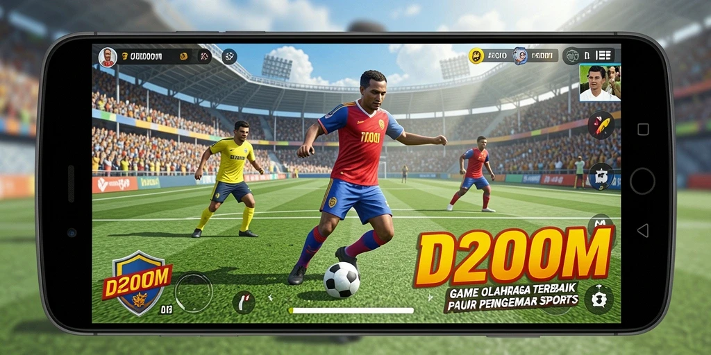 Tampilan menarik dari gameplay D200M yang memukau.