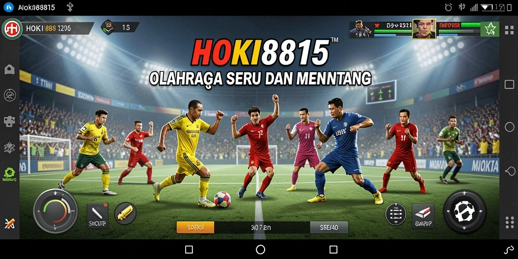 Tampilan menarik dari gameplay HOKI8815 yang penuh aksi olahraga.