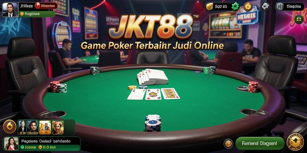 Gameplay poker yang menarik di JKT88 dengan tampilan grafis yang memukau.