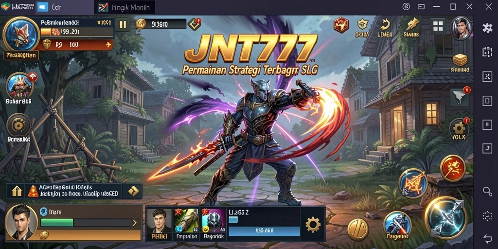 Screenshot menampilkan gameplay SLG yang dinamis dan menarik.