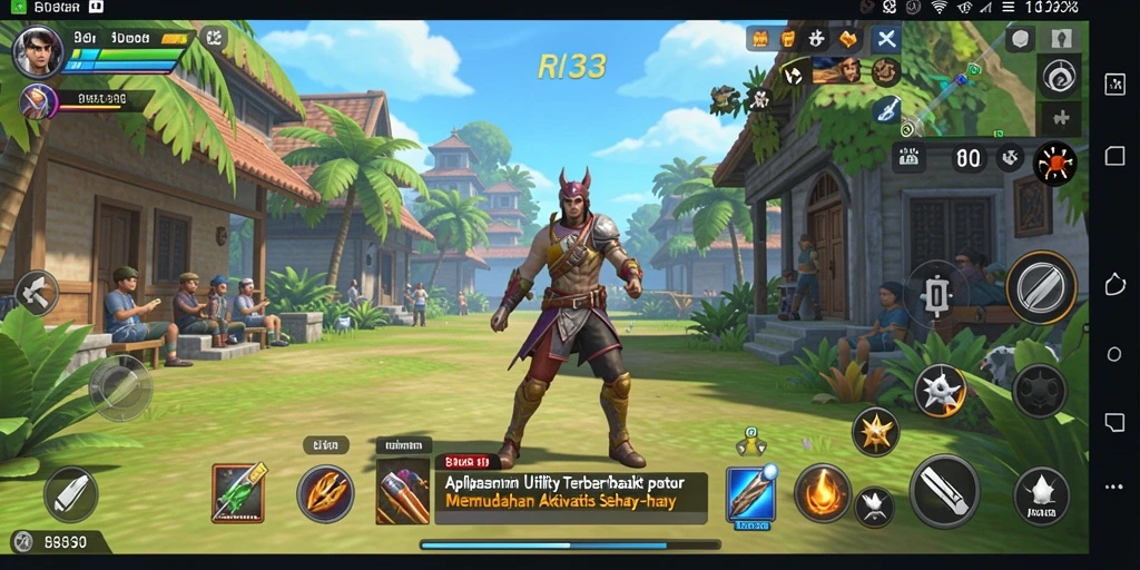 Screenshot utama RR33 menunjukkan antarmuka aplikasi yang ramah pengguna.