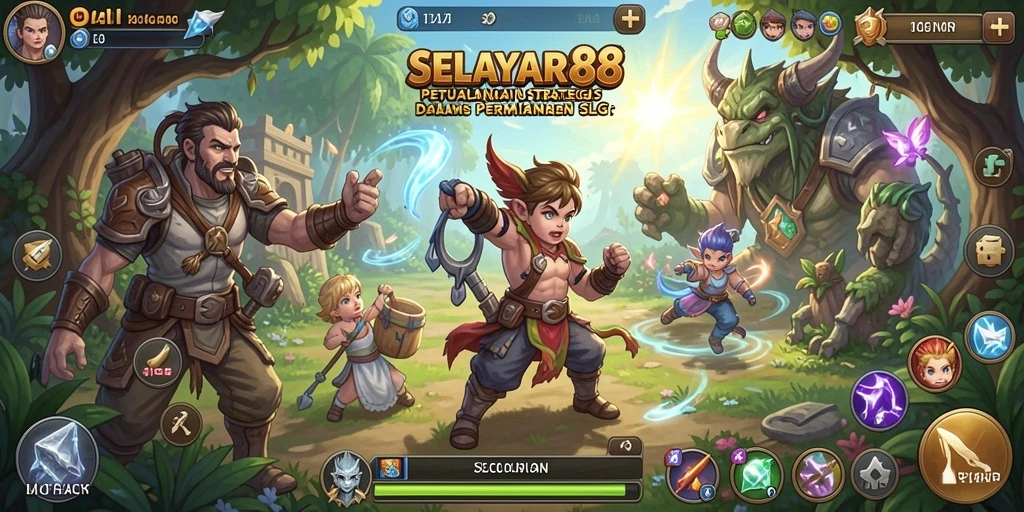 Tampilan gameplay SLG yang menegangkan dan mendebarkan.