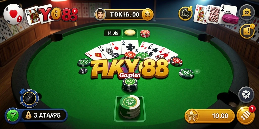 Screenshot TOKYO88 menunjukkan gameplay Gaple yang menarik.