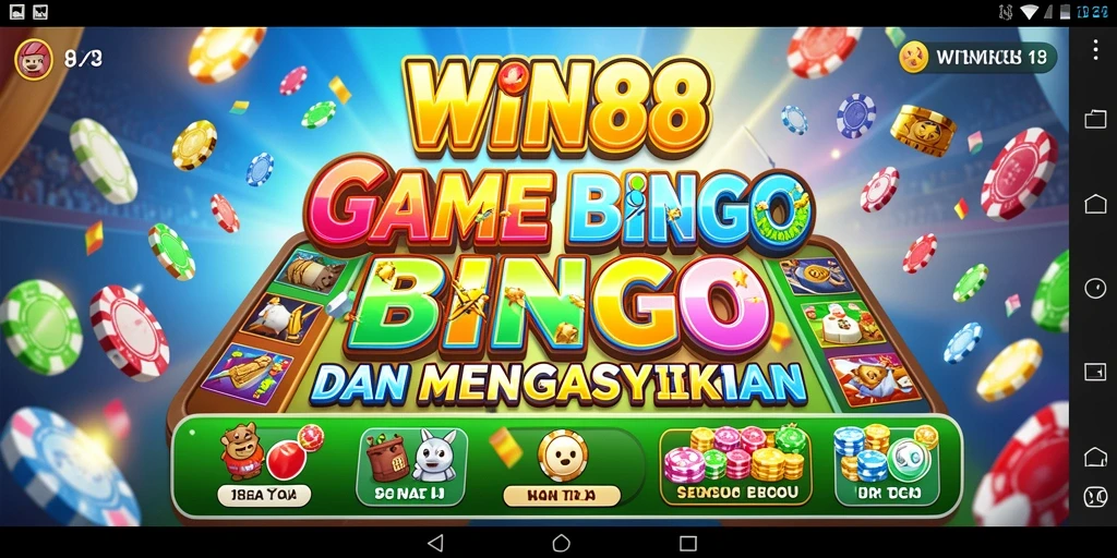 Screenshot gameplay WIN88 yang menunjukkan suasana bermain Bingo yang seru.